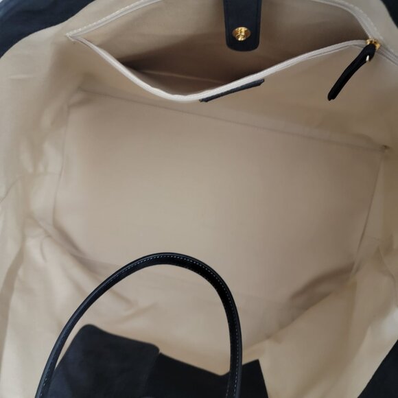 Little Liffner Mega Sprout Tote in Black Suede NWT - Picture 11 of 11